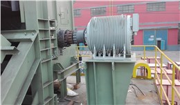 半驱式永磁电机用行星减速器应用现场